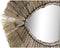 Wandspiegel DKD Home Decor Kristal Natuurlijk Jute (54 x 3 x 34 cm)