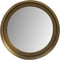 Wandspiegel Fletcher Rond - ø20 - antique gold - Ijzer/glas
