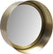 Wandspiegel Fletcher Rond - ø20 - antique gold - Ijzer/glas