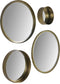 Wandspiegel Fletcher Rond - ø20 - antique gold - Ijzer/glas