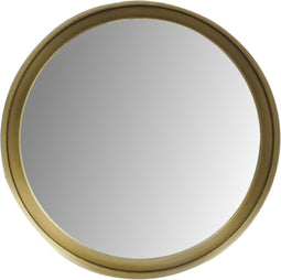 Wandspiegel Fletcher Rond - ø30 - antique gold - Ijzer/glas