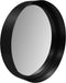 Wandspiegel Fletcher Rond - ø30 - zwart - Aluminium/ijzer/glas