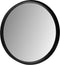 Wandspiegel Fletcher Rond - ø40 - zwart - Aluminium/ijzer/glas