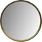 Wandspiegel Fletcher Rond - ø50 - antique gold - Ijzer/glas