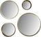 Wandspiegel Fletcher Rond - ø50 - antique gold - Ijzer/glas