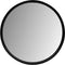 Wandspiegel Fletcher Rond - ø50 - zwart - Aluminium/ijzer/glas