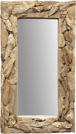 Wandspiegel Root - 160x90 cm - teak wortelhout