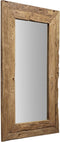 Wandspiegel Rustiek - 120x3x80 - Naturel - Drijfhout teak