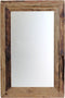 Wandspiegel Rustiek - 120x3x80 - Naturel - Drijfhout teak
