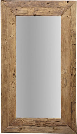Wandspiegel Rustiek - 140x80 cm - drijfhout teak