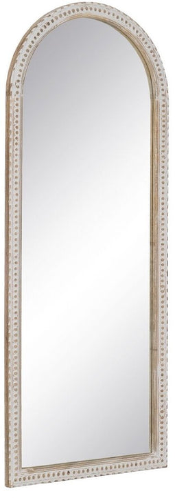 Wandspiegel Wit Natuurlijk Verticaal 60,9 x 3,8 x 152,4 cm