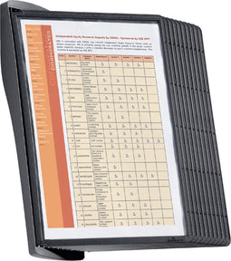 Wandstandaard Durable 5854 Sherpa Style Met 10 Tassen Zwart
