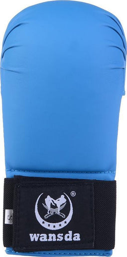 Wansda karate handschoenen / vuisten - maat L - blauw