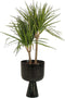 Wants&Needs Bloempot Aluminium Zwart 24 X 24 X 34