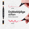 Brixy Twinmarkers 168 Stuks - Professionele Alcohol Markers - Dubbelzijdige Tip - Inclusief Opbergtas