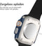 imoshion Screenprotector - Geschikt voor Apple Watch Ultra / Ultra 2 - 49mm - Full Cover Hard Case / Beschermend Hoesje - Donkerblauw