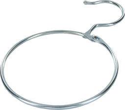 Warenring diameter 120mm glansverzinkt met haak