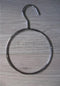 Warenring diameter 120mm glansverzinkt met haak