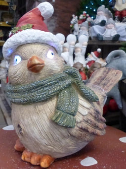 Warentuin mix - Kerstmus vrouwelijk met led lampen