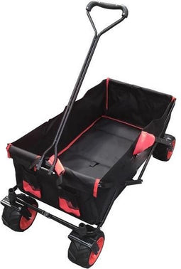 Warentuin over zee - Bolderwagen rood - zwart