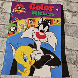 Warner Bros Color Kleurboek Looney Tunes met Stickers