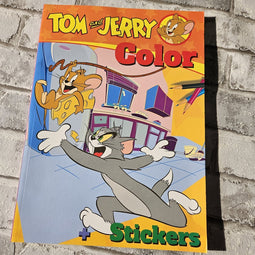 Warner Bros Color Kleurboek Tom & Jerry met Stickers