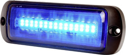 WAS Frontflitser W218 1471 ECO 12 V/DC, 24 V/DC werkt op boordnet Opbouw, Schroefmontage Blauw