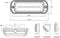 WAS W229 Werklamp LED Neon look - Plat + Schuin