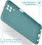 iMoshion Hoesje Geschikt voor Samsung Galaxy A12 Hoesje Siliconen - iMoshion Color Backcover - Donkergroen