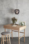 Furnified - Hübsch - Hanglamp Mirror/Messing Ø30×28cm