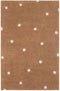 Wasbaar Kinderkamer Vloerkleed Mini Dot Chestnut