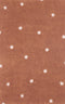 Wasbaar Kinderkamer Vloerkleed Mini Dot Chestnut