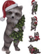 Wasbeer kerst 15cm 4ass