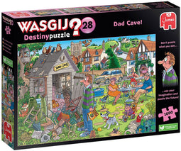 Wasgij Destiny 28 - De Mancave Van Pa! - 1000 stukjes puzzel - Legpuzzel