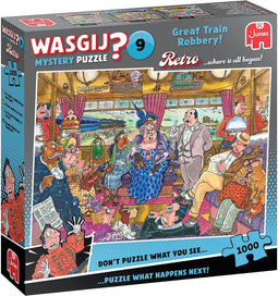 Wasgij Mystery 9 - De Grote Treinroof! - 1000 stukjes puzzel - Legpuzzel volwassenen