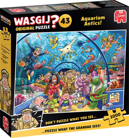 Wasgij Original 43 - Aquarium Capriolen! (1000 Stukjes)