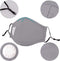 Washable Cotton Mask w/ 2 Activated Carbon Filters