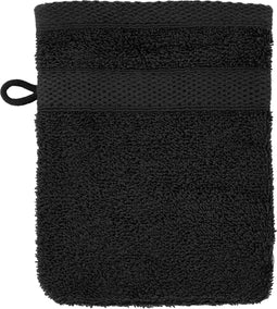 Washandje 15x21cm, zwart - SET/24