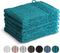 Washandjes Supreme 650 GSM - 100% Egyptisch Katoen - 6 stuks - 16x21 - mozaiek