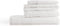 Washandjes Supreme 650 GSM - 100% Egyptisch Katoen - 6 stuks - 16x21 - wit
