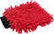 Washandschoen Microvezel ''Rasta'' Rood