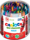 Waskrijt carioca maxi pot 50 stuks assorti | Pot a 50 stuk