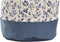 Wasmand DKD Home Decor Blauw Wit Plastic 30 x 30 x 40 cm