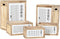 Wasmand DKD Home Decor Natuurlijk Paulownia hout (40 x 30 x 55 cm) (5 Onderdelen)