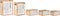 Wasmand DKD Home Decor Natuurlijk Paulownia hout (40 x 30 x 55 cm) (5 Onderdelen)