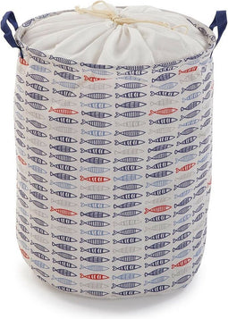 Wasmand Versa Vissen Polyester Textiel (38 x 48 x 38 cm)