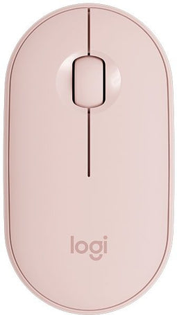 Logitech Pebble M350 - Draadloze muis - Stil klikken en scollen - Roze