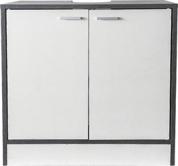 Wastafel onderbouwkast - badkamermeubel - grijskleurig