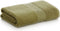 Wastafelhanddoek Paduana Groen 100% katoen 500 g/m² 50 x 100 cm