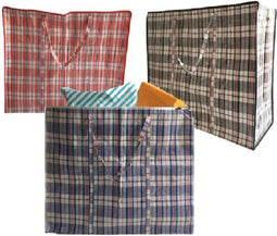 Waszak JUMBO 70x60x30cm met rits set van 2 - boodschappen tas